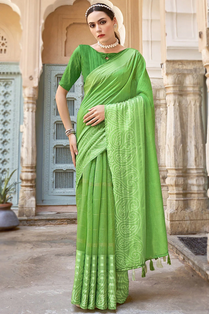 2inch Kerala Cotton Saree